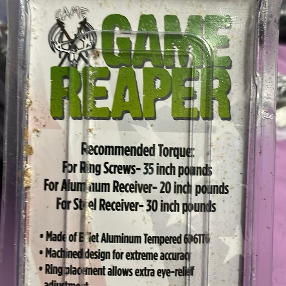 GAME REAPER PRECISION RIFLE SCOPE MCENTING SYSTEM Winchester - Picture 6 of 7